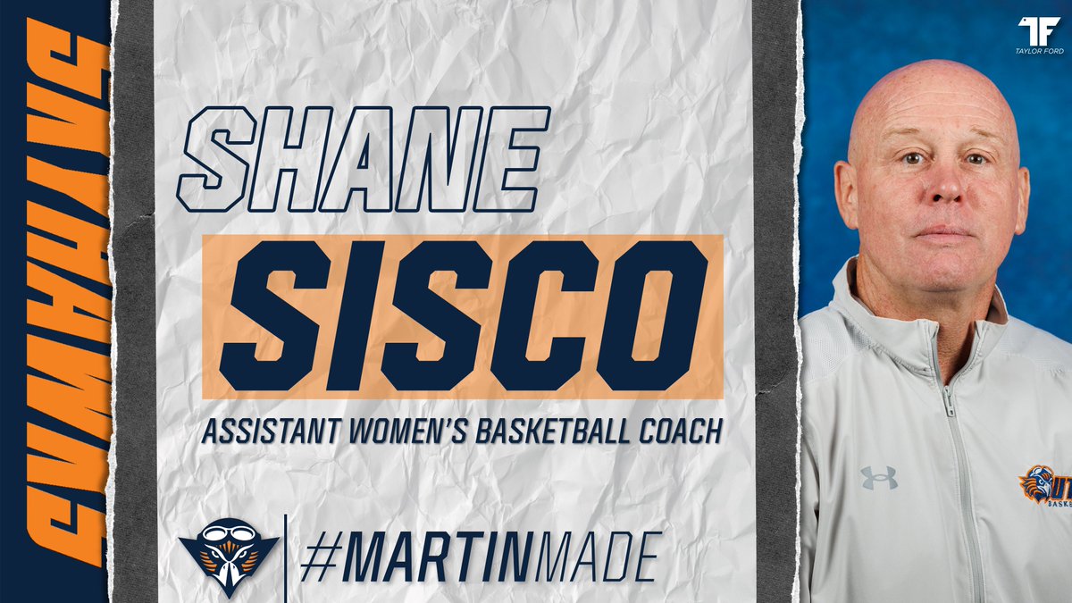 utmsports's tweet image. Meet the newest member of the @UTMartinWBB staff!
Welcome, Shane Sisco, to Skyhawk Nation!
๐ฐ: tinyurl.com/mv7uexsb
#MartinMade