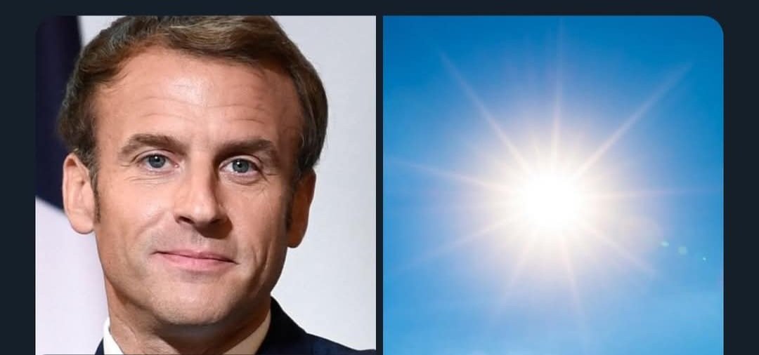 Emmanuel Macron rencontrera demain le soleil,
Pour négocier un cessez-le-feu.
🌞🇫🇷