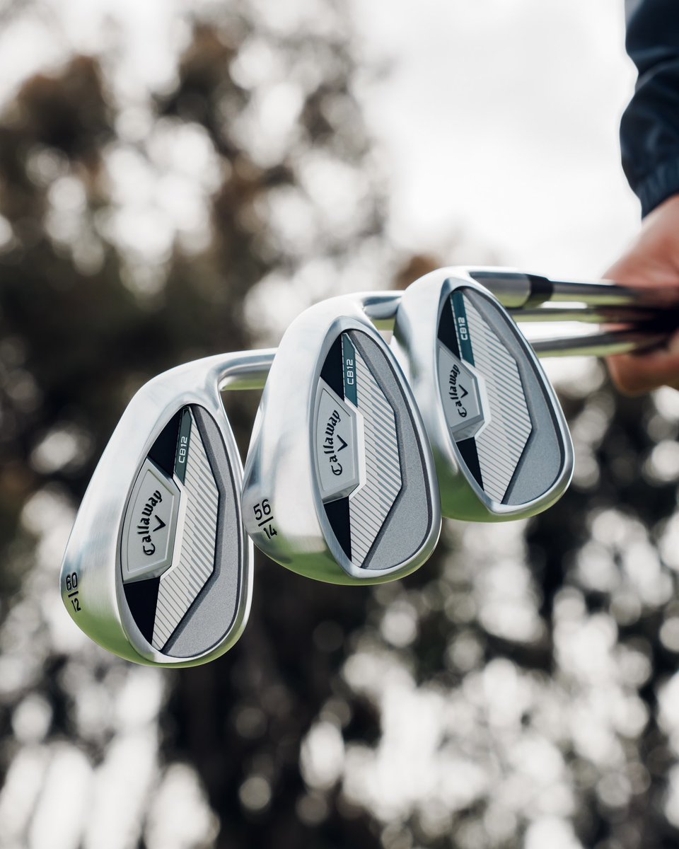 CallawayGolf's tweet image. A New Spin on Forgiveness 🔥
The New CB 12 Wedges are designed to give you effortless spin and easy short game performance.
➡️ callawaygolf.com/golf-clubs/wed…