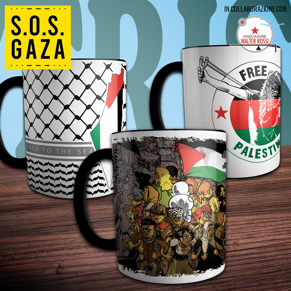 Sono finalmente arrivate le nuove tazze per la campagna #ARTISTIxGAZA
Le trovate online nella sezione SOSGAZA del nostro sito
latuatshirt.com/collections/so…