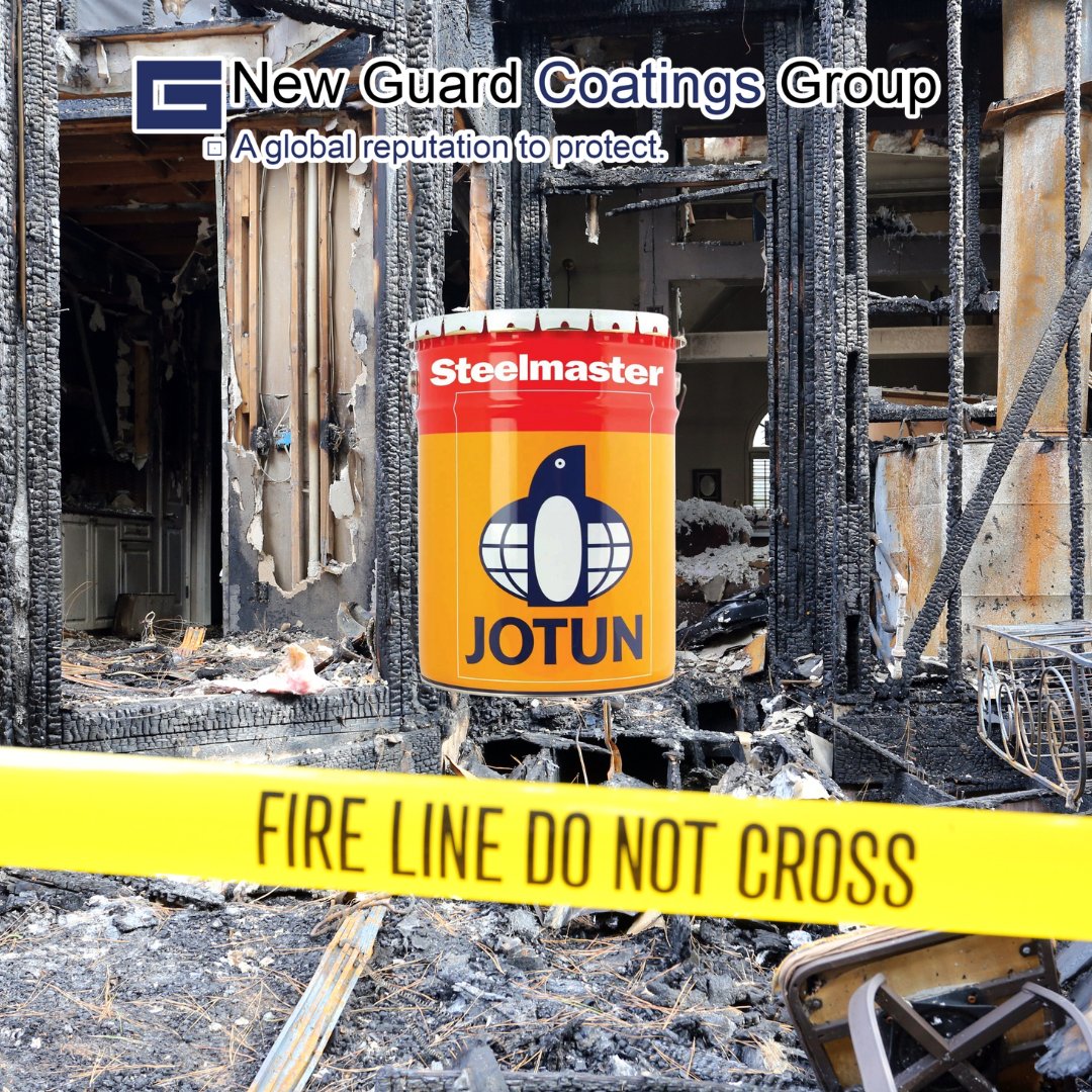 NewGuardUK's tweet image. SteelMaster gives you the fire performance you need, without the thickness of traditional intumescent coatings.

✔ Slim profile
✔ Durable and sprayable
✔ Certified passive fire resistance

#SteelProtection #SteelMaster #ThinFilmCoating #FireRatedSteel #JotunPaints