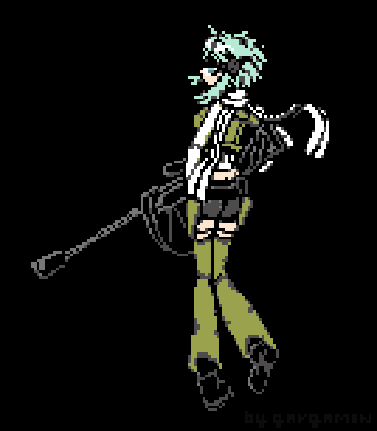 dgargamon's tweet image. little art with sinon