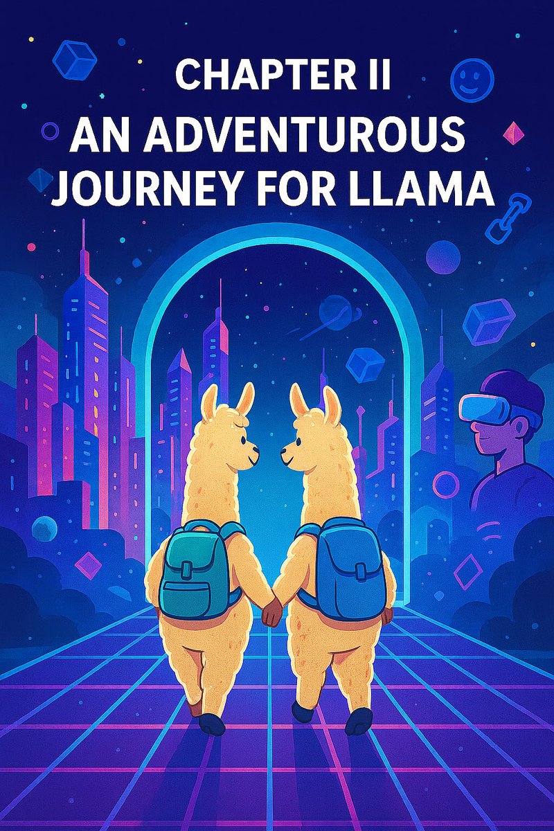 🎉 Sparklet Giveaway – Chapter 2 Begins! 🎉
🤝 A journey is better with a friend…

💫 Our llama has met a fellow traveler in the Metaverse – now they’re ready to explore together.

👉 To Enter:
1.Tag a friend
2.Repost this to spread the spark ✨