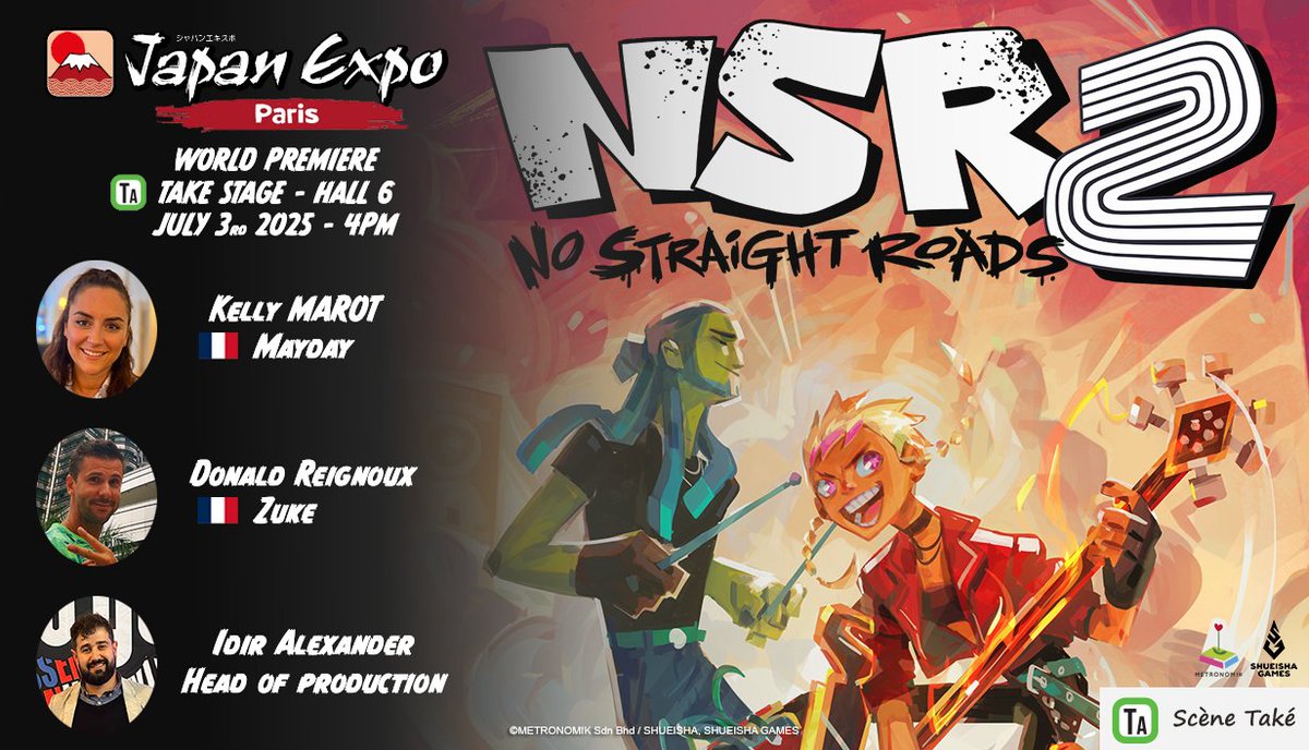 En direct de #JapanExpo2025 : conférence "Le futur du jeu vidéo : du Japon à l’Asie du Sud-Est" avec <a href="/DonaldReignoux/">Donald Reignoux</a> , <a href="/Idir_Alex/">Idir_Alex</a> et Kelly Marot.
Une discussion passionnante sur les tendances et les visions à venir dans l’industrie.
Suivez la conférence sur Twitch 👉