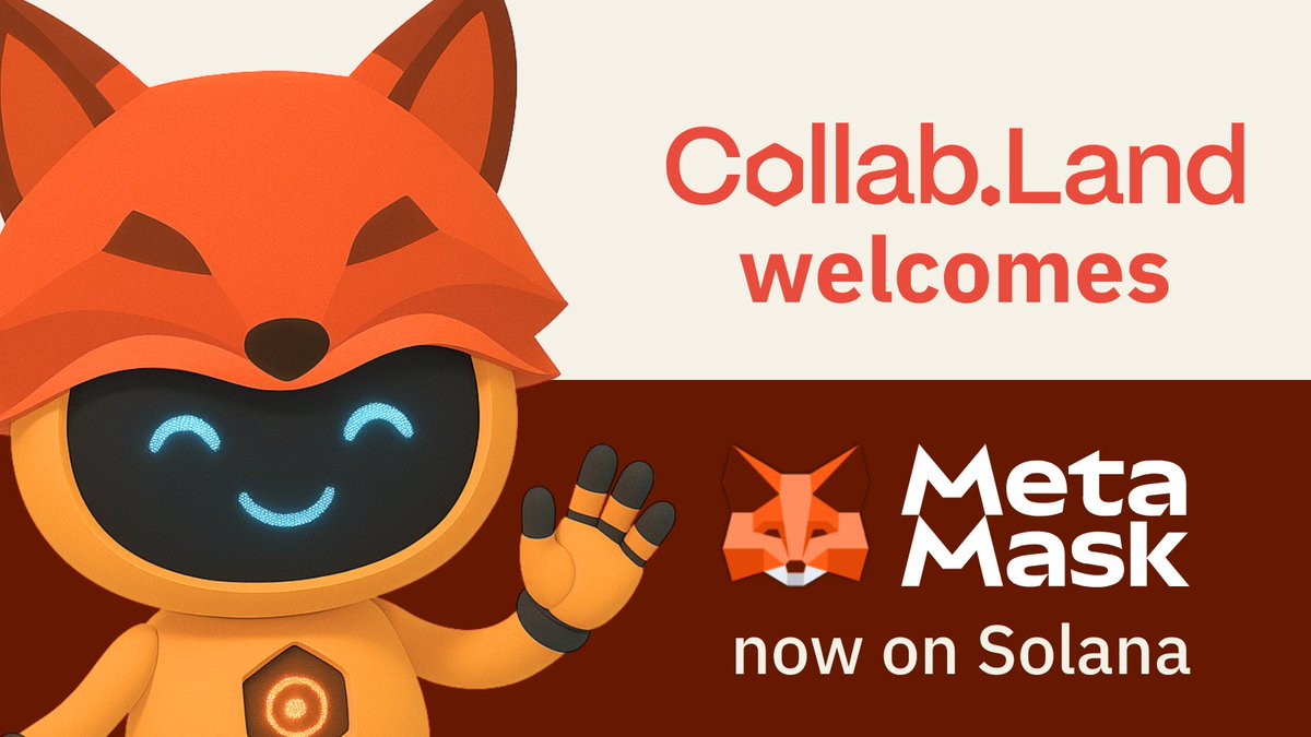 Solana is now live on <a href="/MetaMask/">MetaMask 🦊</a> - and yes, it works with CollabLand too 🫶
We’ve supported MetaMask for years, and now your <a href="/solana/">Solana</a> communities can join the party!
One wallet, multiple chains. Community access made simple.
Get started → invite.collab.land