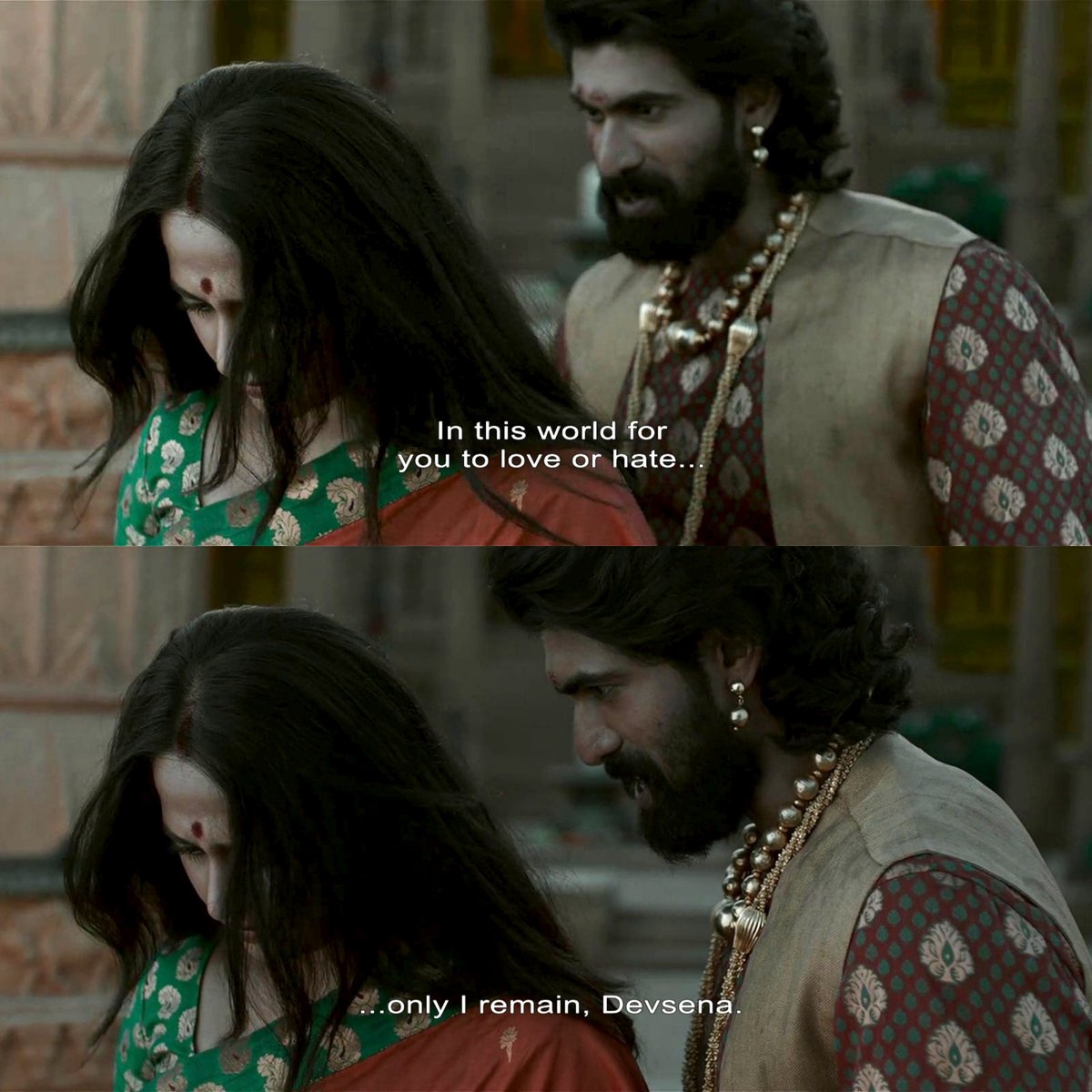 One of most underrated scenes in Baahubali🔥

#AnushkaShetty <a href="/RanaDaggubati/">Rana Daggubati</a>