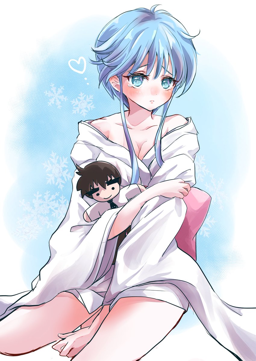 ☆同人 手描きイラスト☆ 雪女 / ゆきめ / 褌 / 和装 / 着物 驚きの