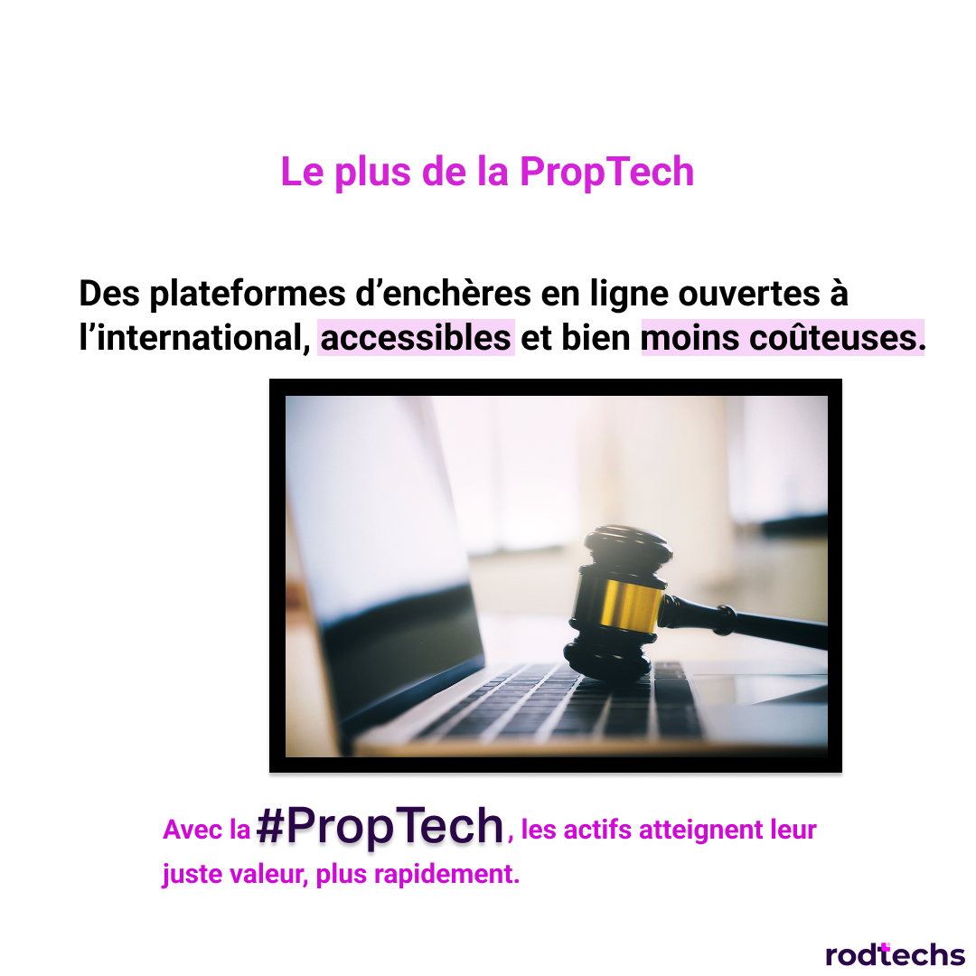 RodTechs_'s tweet image. Ventes aux enchères : rapides, mais dépassées ?
La PropTech invente une nouvelle manière d’enchérir : plateformes en ligne, visibilité mondiale, plus de transparence.
Plus d’acheteurs, moins de frais, de meilleures ventes.
#PropTech #RodTechs #ImmobilierDigital #TransparenceImmo