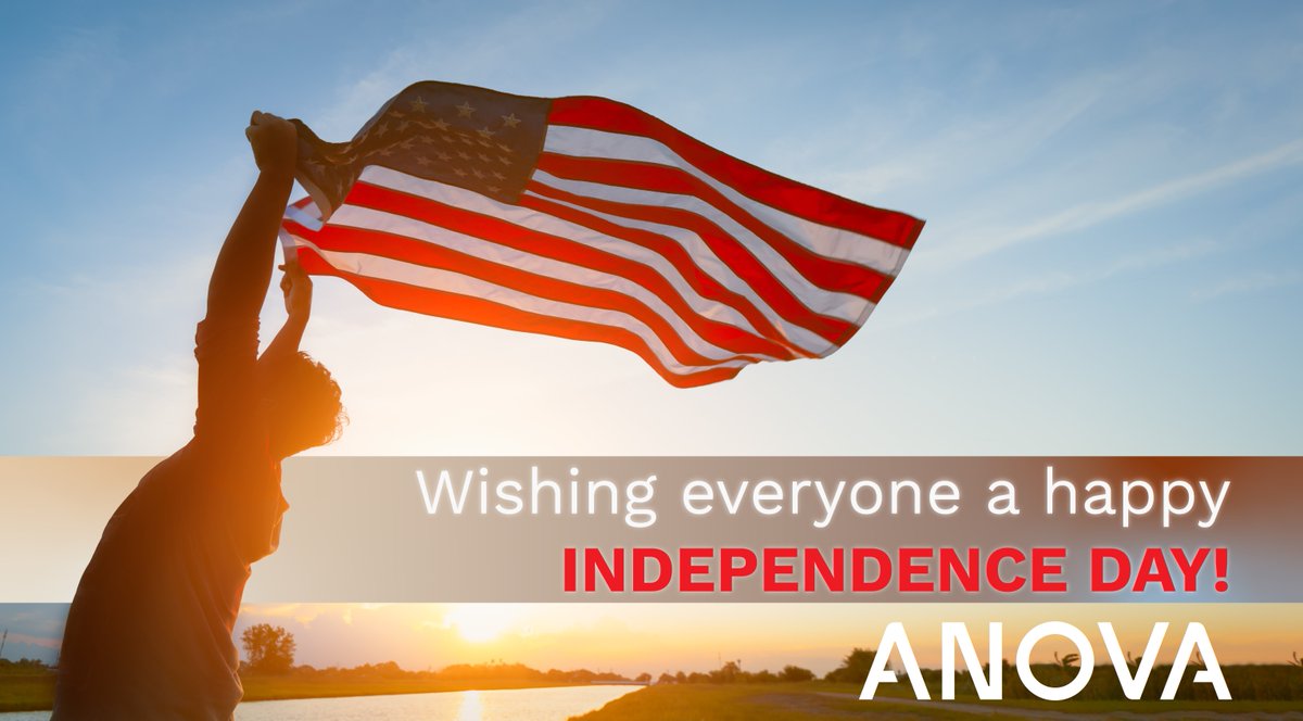 This Independence Day, we celebrate the spirit of freedom, resilience, and innovation that drives our country forward. From all of us at Anova, we wish you a safe and happy 4th of July.

#AnovaSolutions #IndependenceDay
