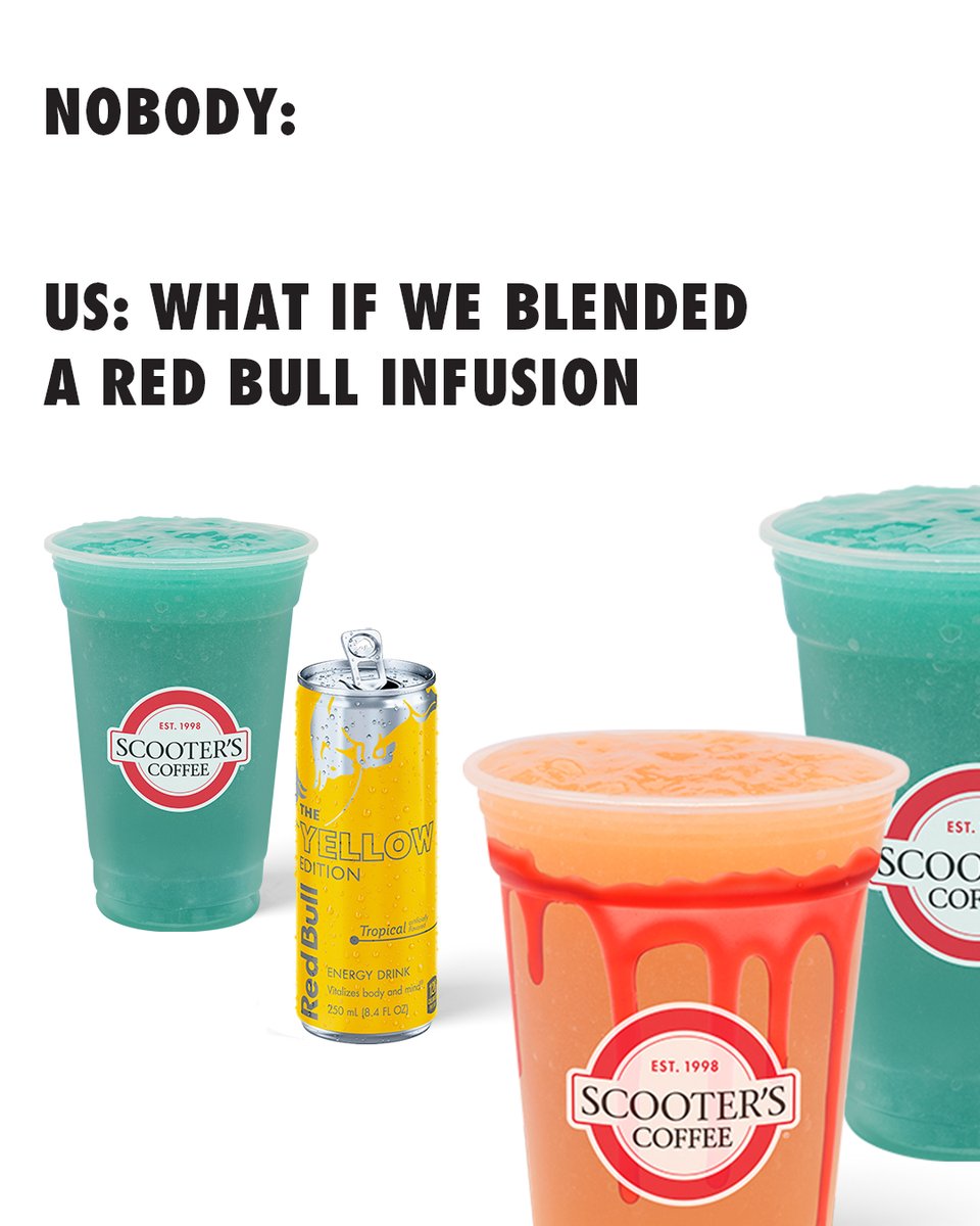 scooterscoffee's tweet image. some of our best work, honestly
Get $2 off any Sparkling Floats, Red Bull Infusions (including blended), and Smoothies after 11 a.m. when you scan or pay with our app, now until July 6th.*
*Offer valid from 7/3/25 to 7/6/25, limit one per customer per day.
#scooterscoffee…