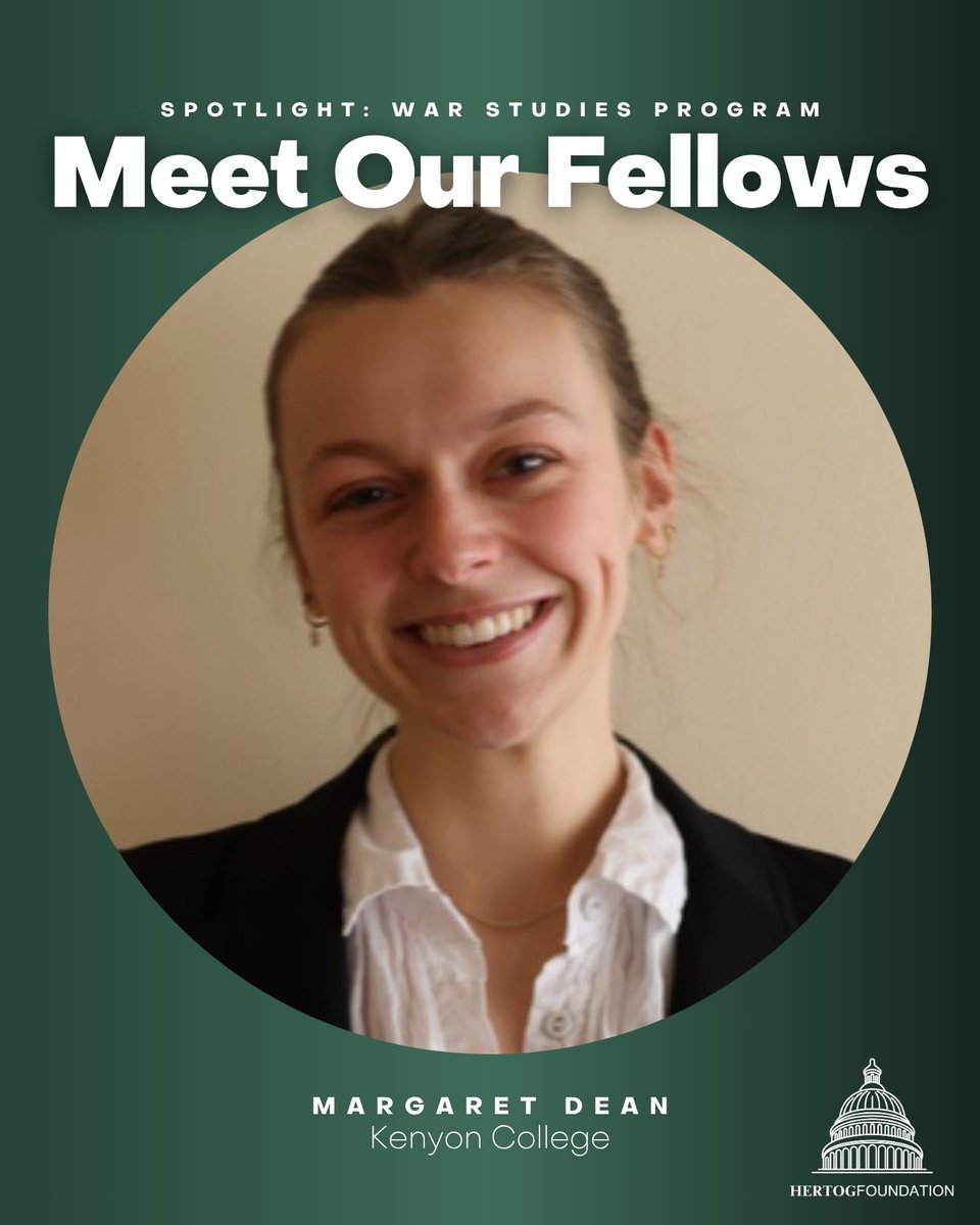 HertogFDN's tweet image. Thaddian Burson is a @cedarville grad planning to earn his J.D.
Margaret Dean studies History and Gender & Sexuality Studies at @KenyonCollege.
Matan Lieberman of @UWMadison studies Int'l Studies.
Jenny Melia of @UMNews majors in the Sociology of Law, Crime, and Justice.