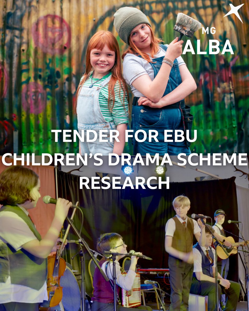 MGALBA's tweet image. Cuireadh gu tagradh: Rannsachadh Sgeama Dràma Chloinne EBU🎥

Invitation to quote: EBU Children Drama Scheme Research🎬

📅: 28.07.25 @ 2pm

Fiosrachadh | Info 👉 mgalba.com/tender/invitat…