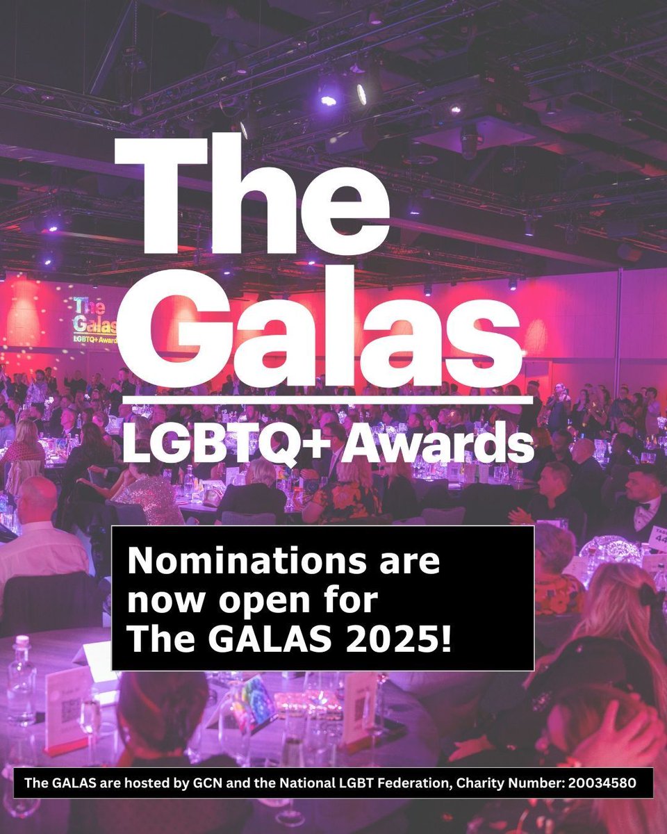 Nominations are still open for <a href="/TheGalas/">The GALAS LGBTQ+ Awards</a> 2025, don't miss your chance 👉 surveymonkey.com/r/GALASNOMS2025
#TheGALAS