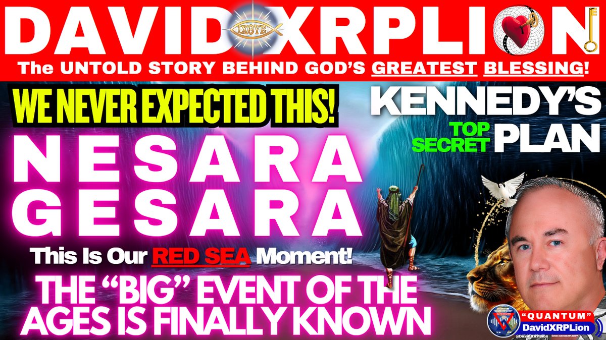 galvinmatsa8 (@galvinmatsa8) on Twitter photo (FINAL VIDEO): David XRPLion "BIG EVENT" KNOWN. "NEVER EXPECTED THIS RED SEA MOMENT." MUST-WATCH TRUMP NEWS <a href="/DavidXRPLion/">DavidXRPLion -ΑΩ- "Messenger of GOD'S REVELATION"</a> <a href="/GreereMedeea/">Medeea Greere</a>
beforeitsnews.com/alternative/20… (FINAL VIDEO): David XRPLion "BIG EVENT" KNOWN. "NEVER EXPECTED THIS RED SEA MOMENT." MUST-WATCH TRUMP NEWS <a href="/DavidXRPLion/">DavidXRPLion -ΑΩ- "Messenger of GOD'S REVELATION"</a> <a href="/GreereMedeea/">Medeea Greere</a>
beforeitsnews.com/alternative/20…