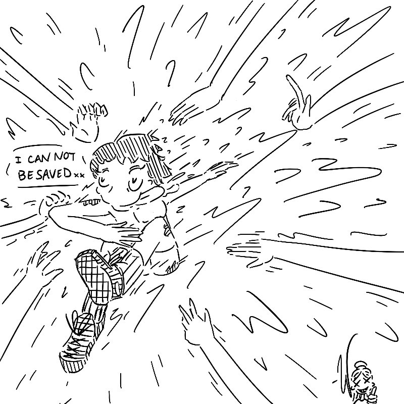 peanutgarbage's tweet image. I can not be saved xx