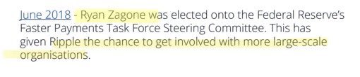 Ripple was elected to the Federal Reserve’s Faster Payments Task Force Steering Committee to engage with “more large-scale financial institutions” and shape the future of U.S. payment infrastructure.🎯

Documented.📝👇