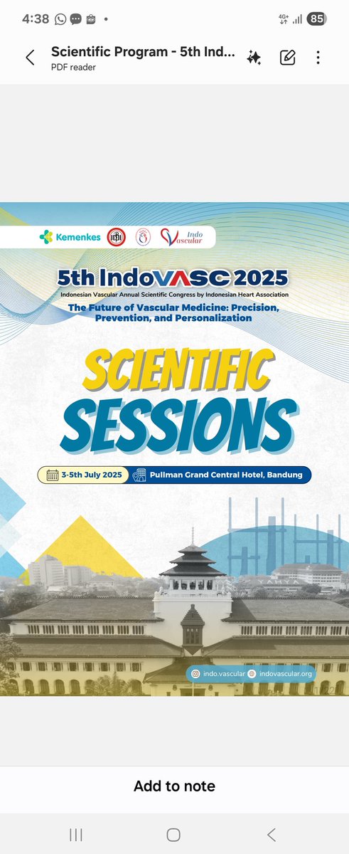 ISIC_Official's tweet image. 🩺 Excited for the 5th IndoVASC 2025?
Join us in Bandung for cutting-edge discussions on precision, prevention &amp; personalization in vascular medicine.
📅 3-5 July 2025
📍 Pullman Grand Central Hotel, Bandung
Let’s shape the future of vascular care together! 💙
@uziyahya46