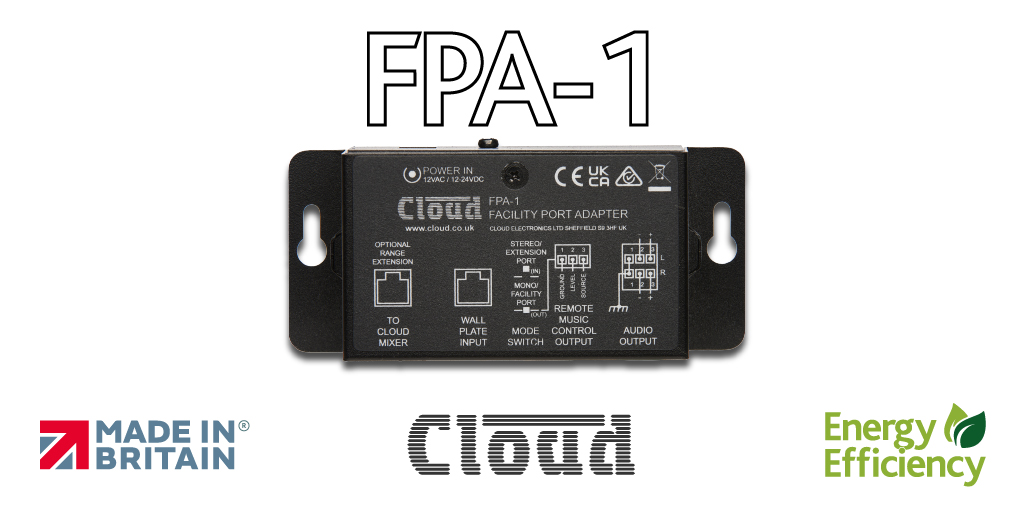 The FPA-1 was designed to connect Facility Port accessories. Products such as the LM-2 and Bluetooth plates.

The FPA-1 can also be used as a Power Injector to extend the range of a Facility Plate. It's a small but useful addition to unlock features in your product.

🎛️   🎚️   🎶