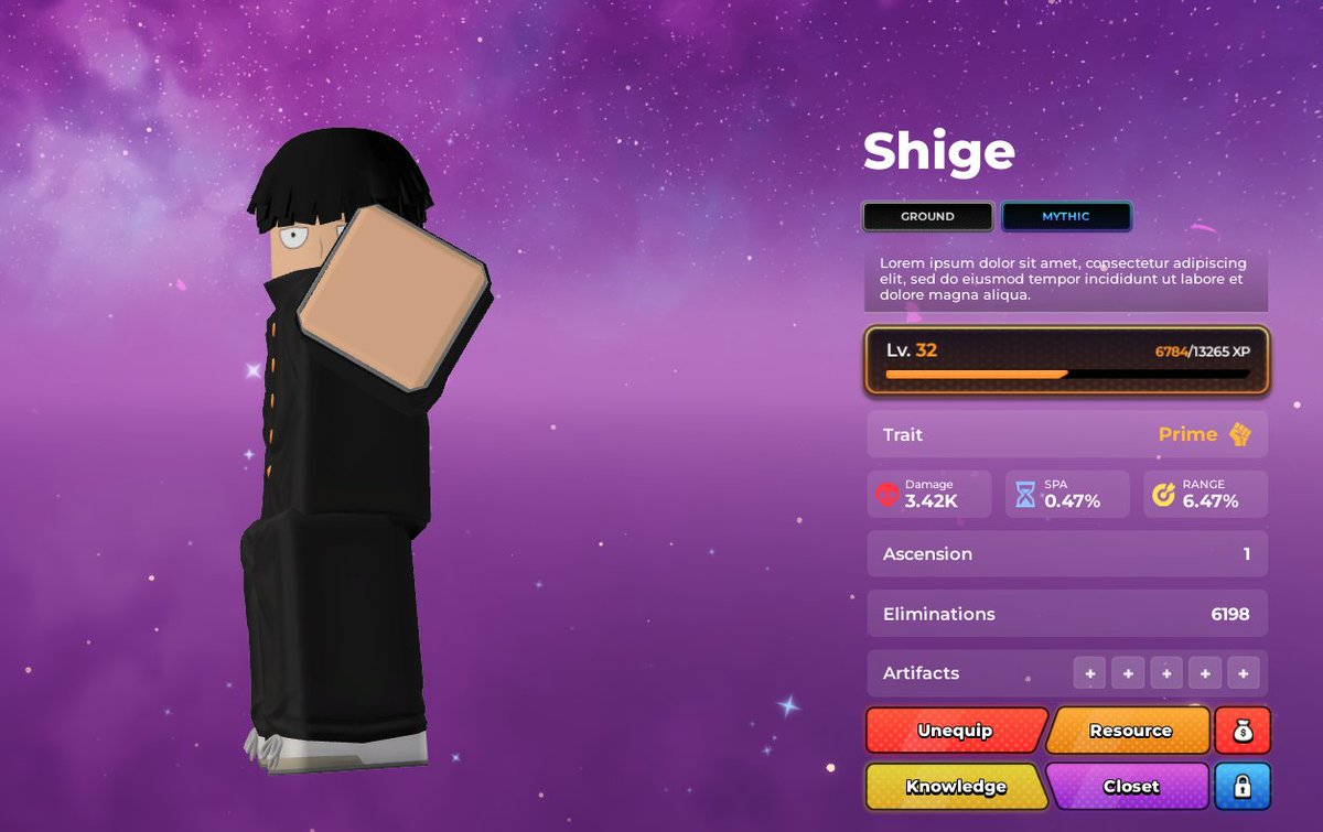 AnimeZoneROBLOX's tweet image. Mob UNEVO inventory inspect sneak.. 👀

#AnimeZone