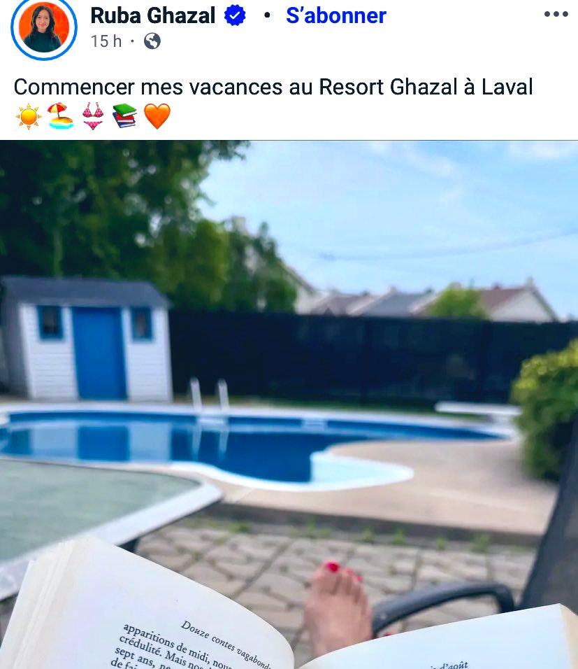 Je tiens à souhaiter une excellente journée à notre camarade de Québec solidaire, Mme. Ghazal.

Tandis que le peuple fouille dans les poubelles de la grande ville pour trouver des cannettes vides, l’élite solidaire, ces apôtres autoproclamés de l’égalité, se la coule douce dans