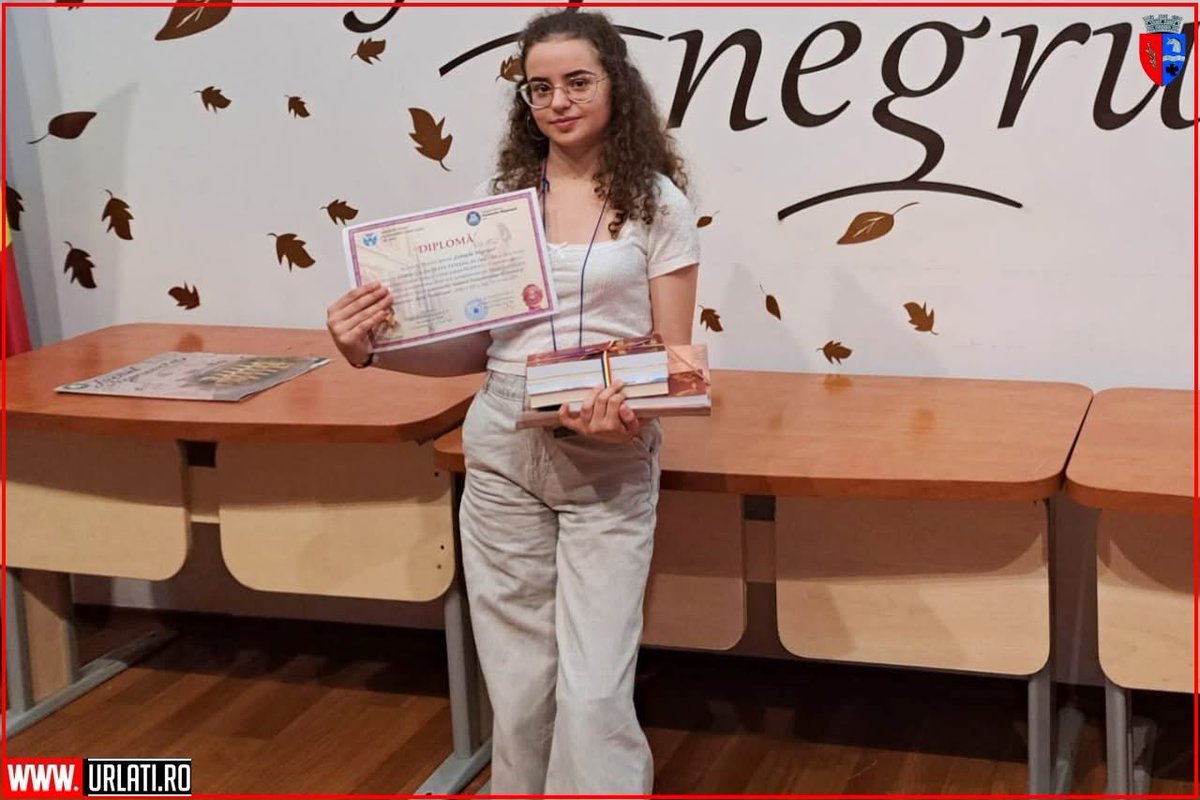 URLATI's tweet photo. 🎉 Felicitări, Marin Tatiana! 🎉
🌟 Singura notă de 10 din județul Prahova la Evaluarea Națională 2025 🌟

Cu stimă,
Echipa https://t.co/IgRj4g4Ug7  
#URLATI
#OrasulDintreVii
#DrumulVinului https://t.co/wba9Iwyy9D