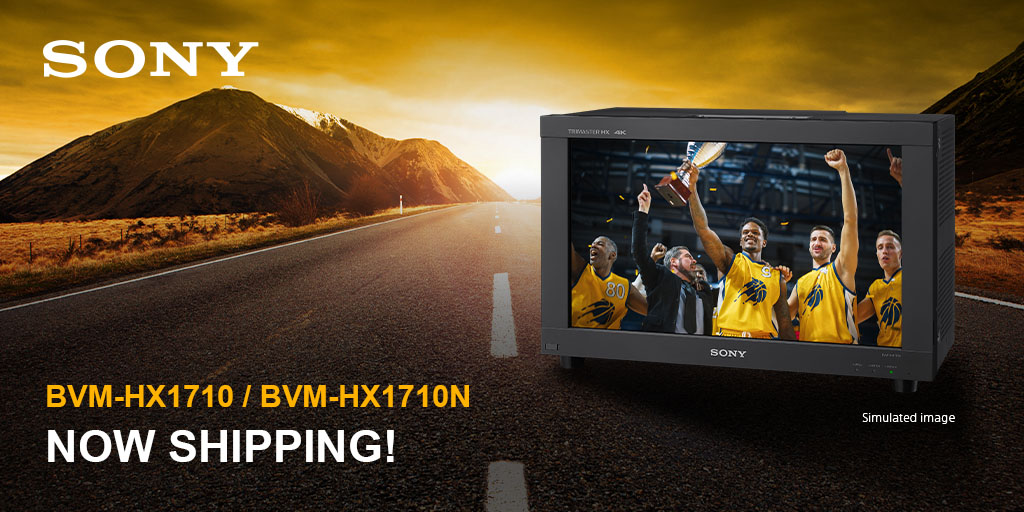 SonyProUSA's tweet image. Now Shipping: Our BVM-HX1710 &amp;amp; BVM-HX1710N! Purpose-built for #liveproduction workflows, these 16.5-in 4K HDR TRIMASTER HX™ rack-mountable, high luminance critical evaluation monitors are ideal for camera shading, OB trucks, studio control rooms, &amp;amp; more: bit.ly/4eIIASl