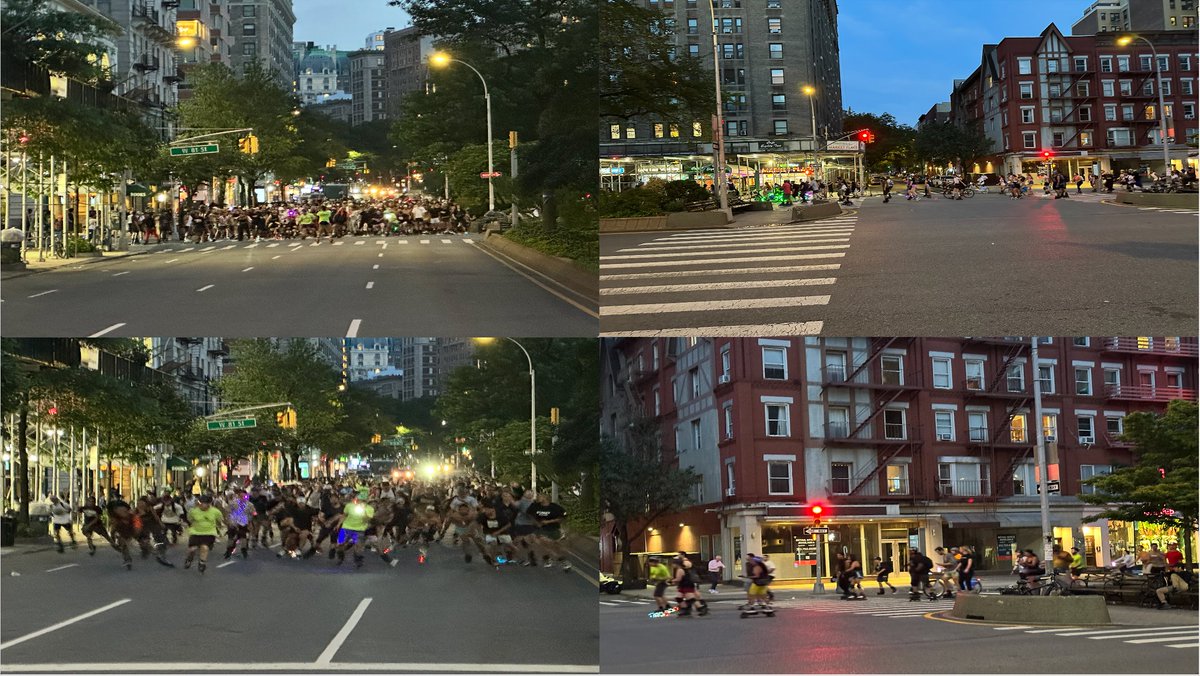 PeterTColeman1's tweet image. Broadway and 81st St in NYC at 9pm on a early July evening. It's how we roll.