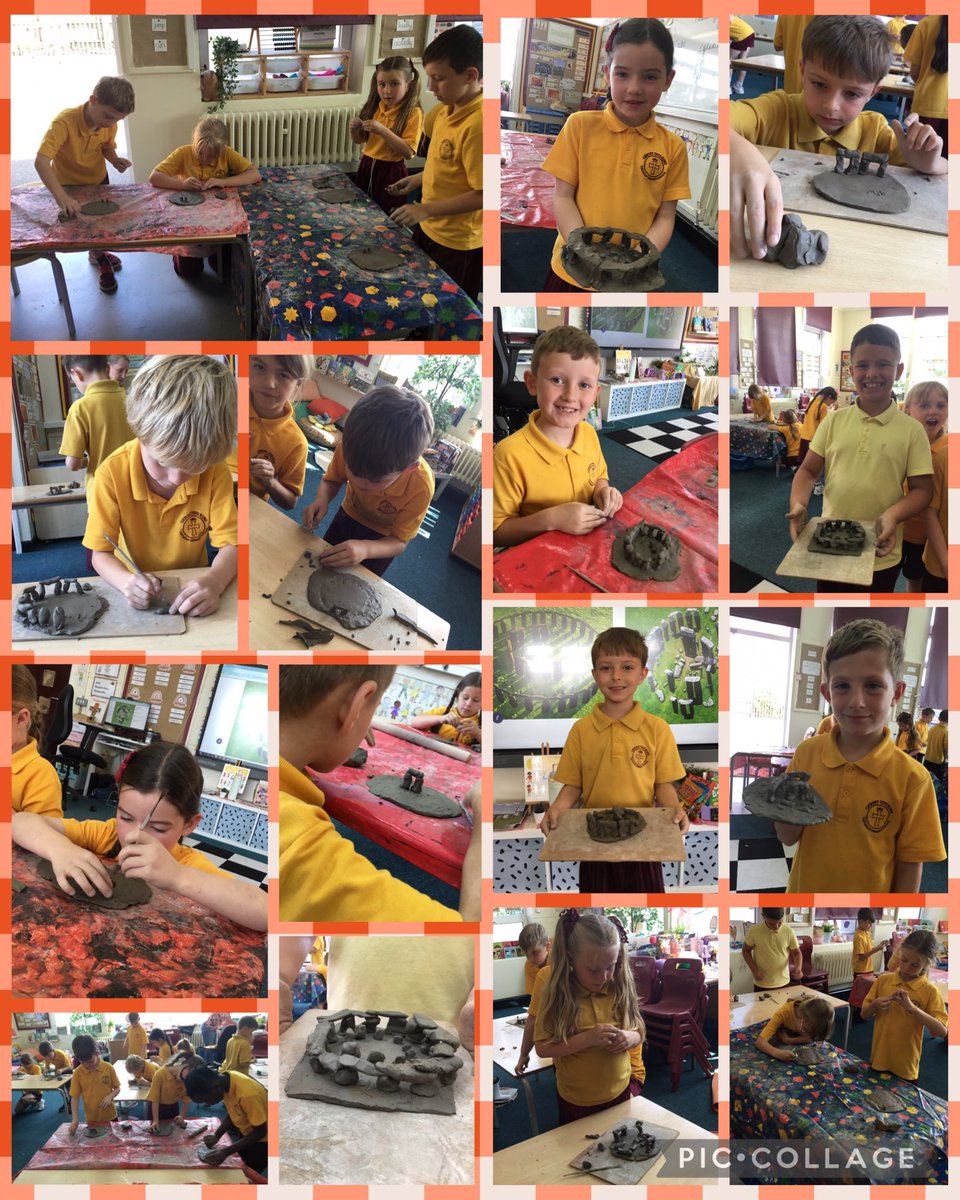 We have been sculpting Stone Henge out of clay in art today. Really impressed with everyone’s skill, patience and resilience.