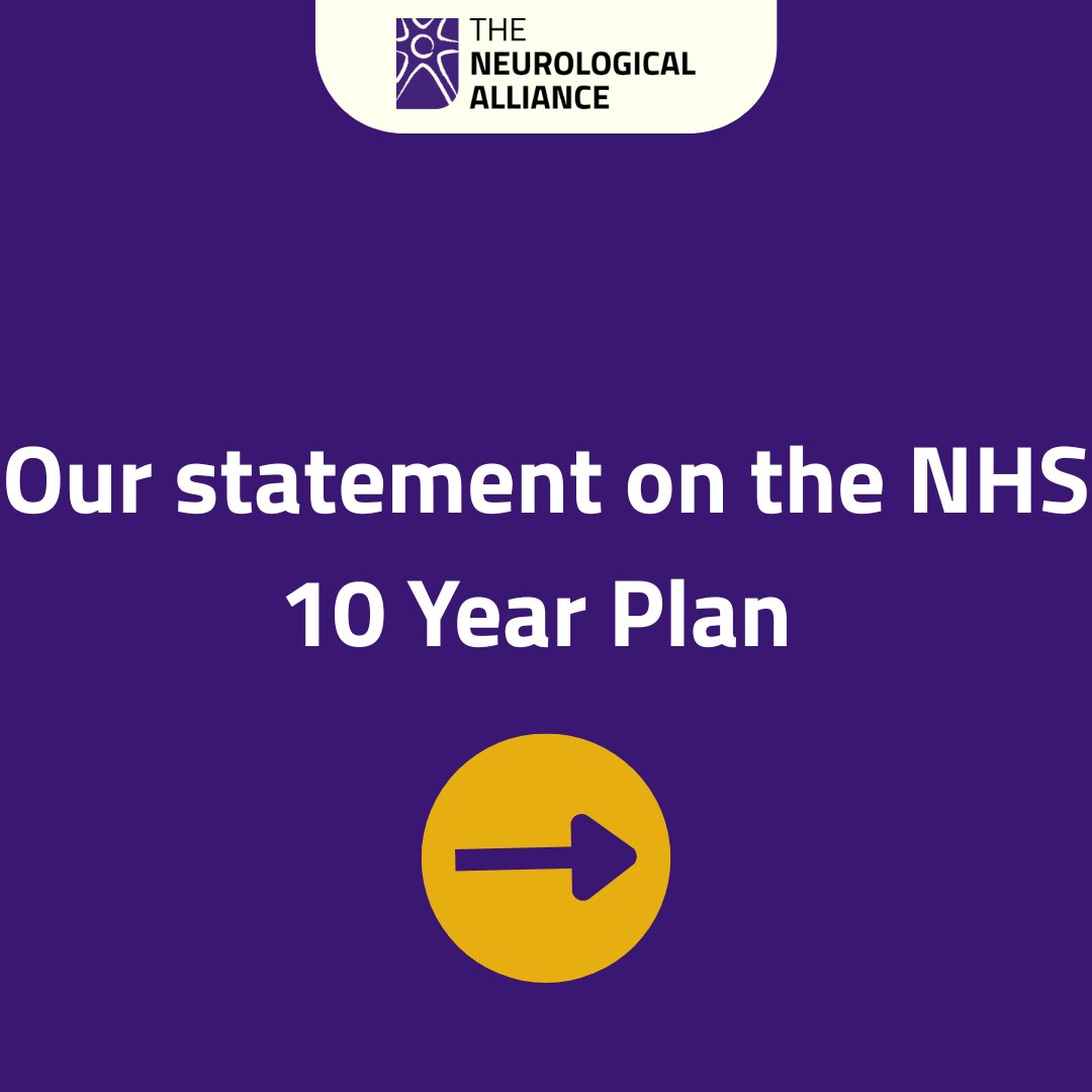 NeuroAlliance's tweet image. Our response to the NHS 10 Year Plan, published by @DHSCgovuk today.
You can support our call by signing our open letter to Health and Social Care Secretary Wes Streeting today: bit.ly/ActForThe1in6