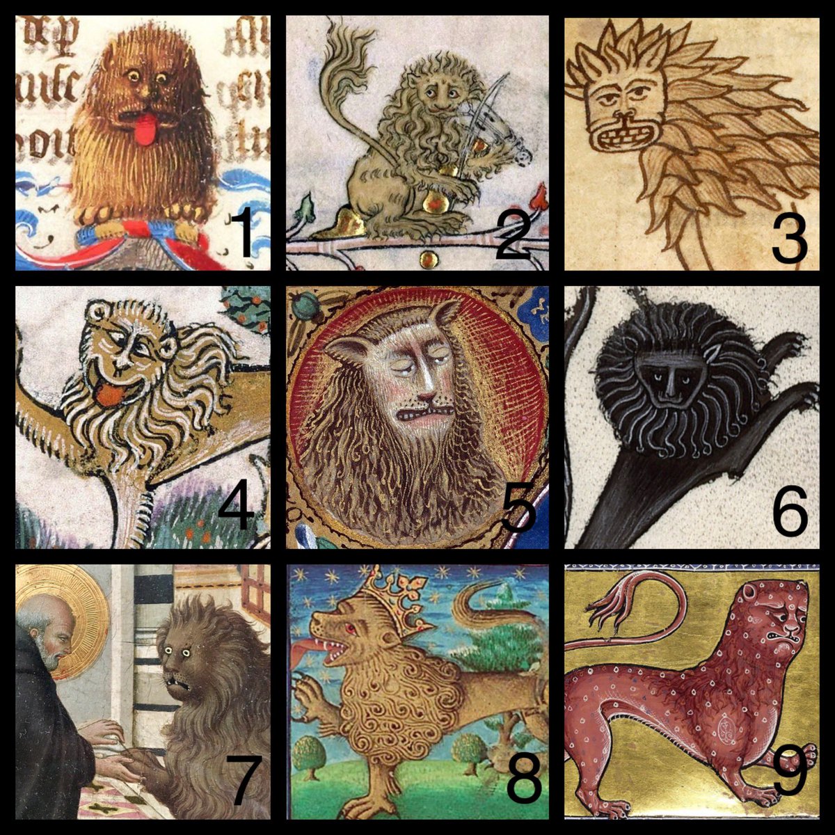 Which medieval lion are you today?