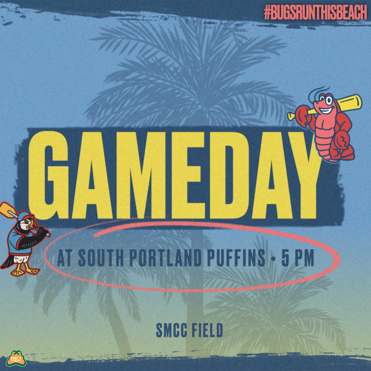 BugsGNCBL's tweet photo. REMATCH ALERT‼️
The Old Orchard Beach Bugs face off again with the South Portland Puffins TODAY at 5 PM at the SMCC field!
#OOBBugs #GameDay #GNCBL https://t.co/M4LTzVFRNo