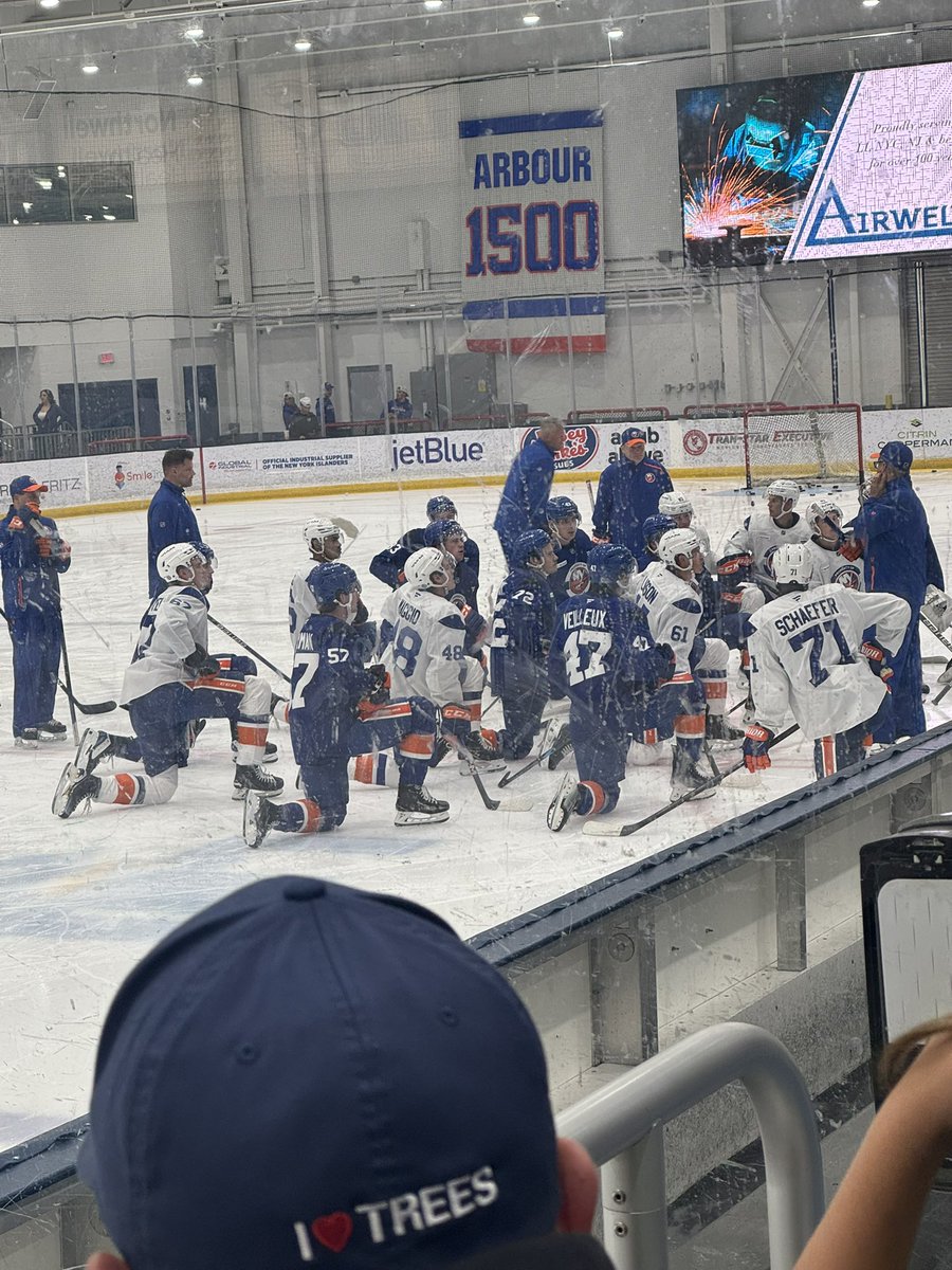Jen_TCA's tweet photo. At the Islanders Development Camp this morning! https://t.co/uqoonlMTBI