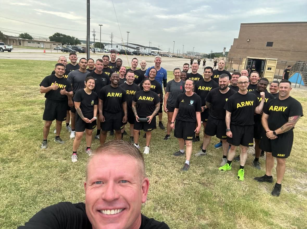 CSMJoAnnNaumann's tweet image. Thomas Baird and I made a quick trip to Ft Hood this week. In about 60 hours, we did PT with NCOs, an LPD, a few mentorship sessions, and partied at the MI Ball. I also made time to visit 15th MI BN, where I served as BN CSM, and visited with friends who retired in the area.