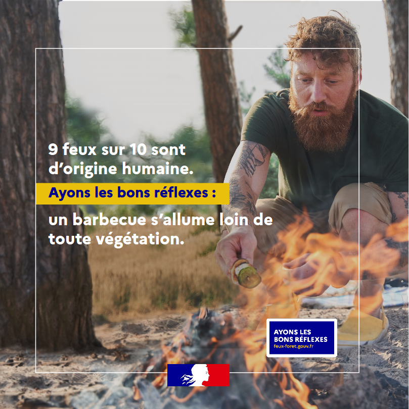 Prefet71's tweet photo. #FeuxDeForêt l 🔥 Chacun peut être acteur de la prévention des incendies de forêt et de végétation. Il suffit d’adopter un comportement responsable.

✅ Voici les bons gestes à adopter : https://t.co/qvcnfX2hlF