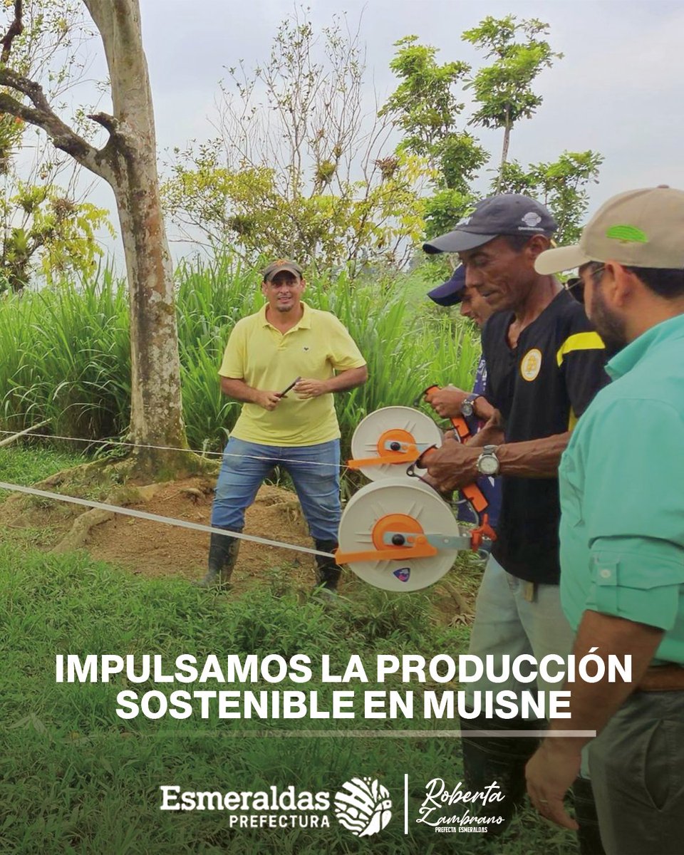 Prefectura de Esmeraldas (@prefecturaesm) on Twitter photo #NoticiasPositivas | En el cantón Muisne se llevó a cabo el taller práctico “Producción Sostenible y Libre de Deforestación”, como parte del Proyecto ELKE, una iniciativa del Programa Cadenas Libres de Deforestación, implementado por la Cooperación Alemana <a href="/GIZEcuador/">GIZ Ecuador</a>. #NoticiasPositivas | En el cantón Muisne se llevó a cabo el taller práctico “Producción Sostenible y Libre de Deforestación”, como parte del Proyecto ELKE, una iniciativa del Programa Cadenas Libres de Deforestación, implementado por la Cooperación Alemana <a href="/GIZEcuador/">GIZ Ecuador</a>.
