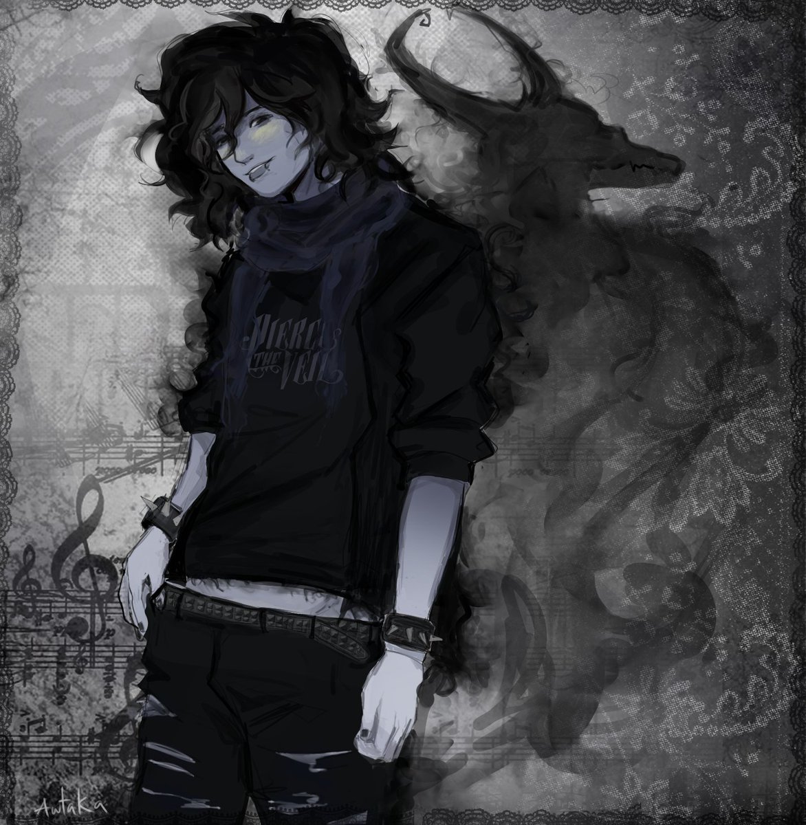 awtakaz's tweet image. we have pierced the veil guys #dateeverything