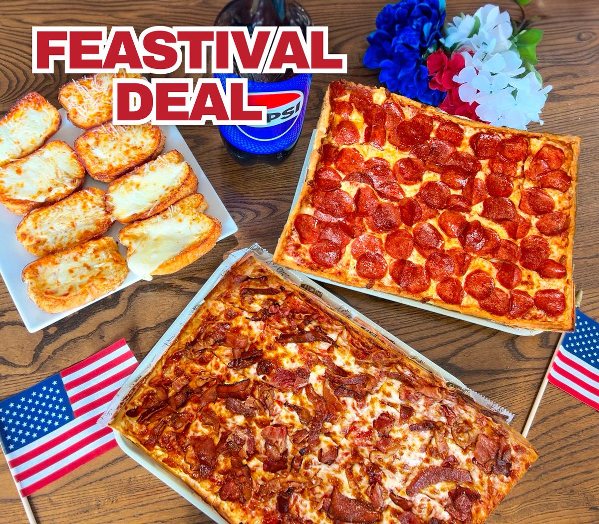 Ledo Pizza (@ledopizza) on Twitter photo $100 Ledo Pizza Gift Card GIVEAWAY ‼️💙❤️
TO ENTER:
1️⃣ Retweet this post and follow <a href="/LedoPizza/">Ledo Pizza</a>
2️⃣ Tag someone you're getting pizza with this weekend 🎆👇
Giveaway ends at 10 PM tonight! $100 Ledo Pizza Gift Card GIVEAWAY ‼️💙❤️
TO ENTER:
1️⃣ Retweet this post and follow <a href="/LedoPizza/">Ledo Pizza</a>
2️⃣ Tag someone you're getting pizza with this weekend 🎆👇
Giveaway ends at 10 PM tonight!