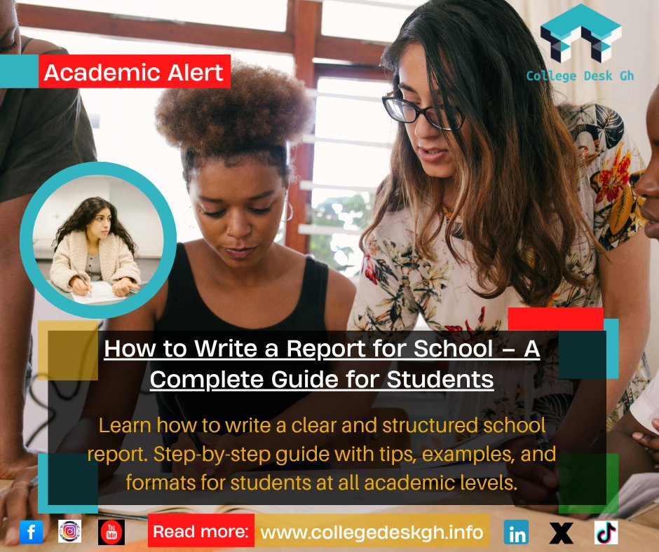 CollegeDeskGh's tweet image. How to Write a Report for School – A Complete Guide for Students

📍Discover More 👇👇

collegedeskgh.info/2025/07/how-to…

#SchoolReportWriting
#AcademicWriting
#StudentGuide
#ReportFormat
#WritingTips
#StudySkills
#CollegeDeskGh
#EducationGhana
#JHSandSHSStudents
#LearningSupport