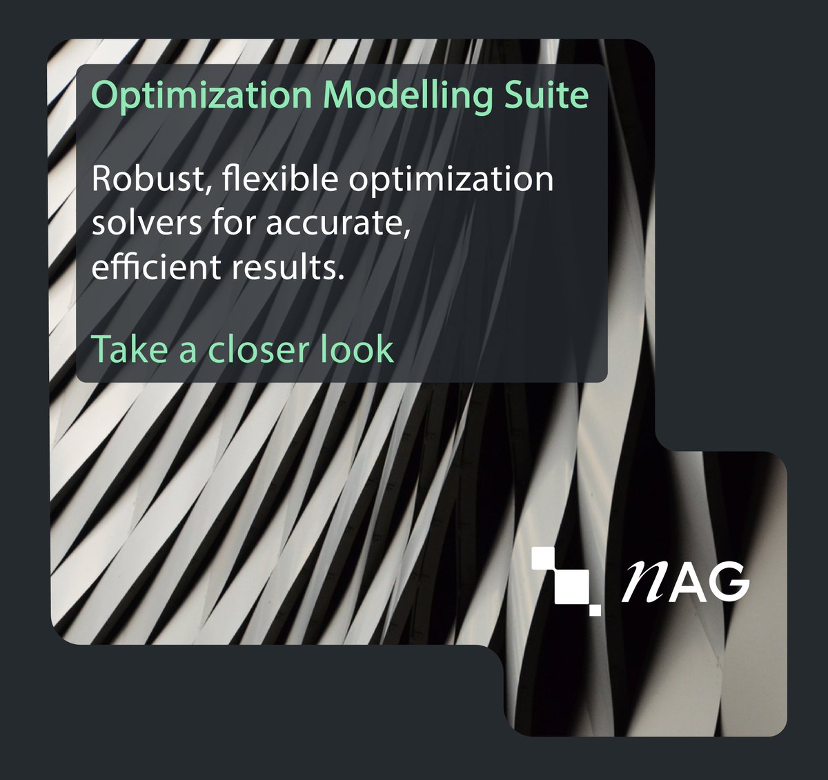 From real-time energy grid control to rapid financial risk analysis, critical decisions demand speed and precision. The #Optimization #Modelling Suite delivers fast, reliable solutions for the most challenging non-linear and large-scale models nag.com/mathematical-o…