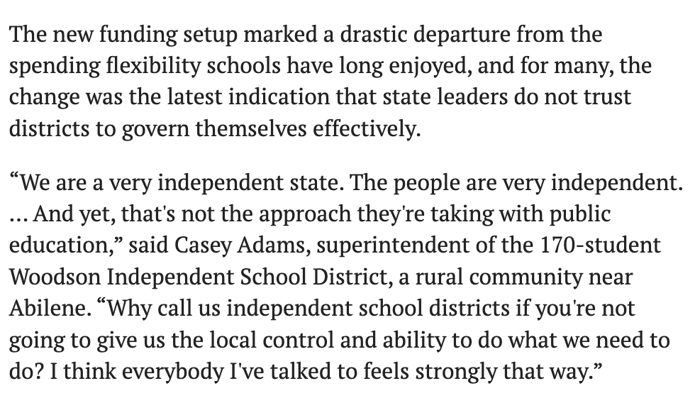 Alejandro Serrano (@serrano_alej) on Twitter photo new via <a href="/edisonjaden/">Jaden Edison</a>: Texas' $8.5 billion funding boost to public education brings some relief but erodes districts’ independence, according to school leaders across the state (which has ~5.5 million schoolchildren).
texastribune.org/2025/07/03/tex… new via <a href="/edisonjaden/">Jaden Edison</a>: Texas' $8.5 billion funding boost to public education brings some relief but erodes districts’ independence, according to school leaders across the state (which has ~5.5 million schoolchildren).
texastribune.org/2025/07/03/tex…