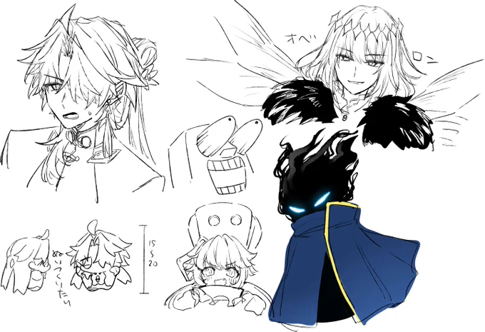 配信に来てくださった皆様ありがとうございました～!!
おしゃべりしながら落書きできるので助かる
平日やれるときは続けていきたいな～～!!

絵は配信内リクエストとかで描いたものです!
リクエストもありがとうございました! 