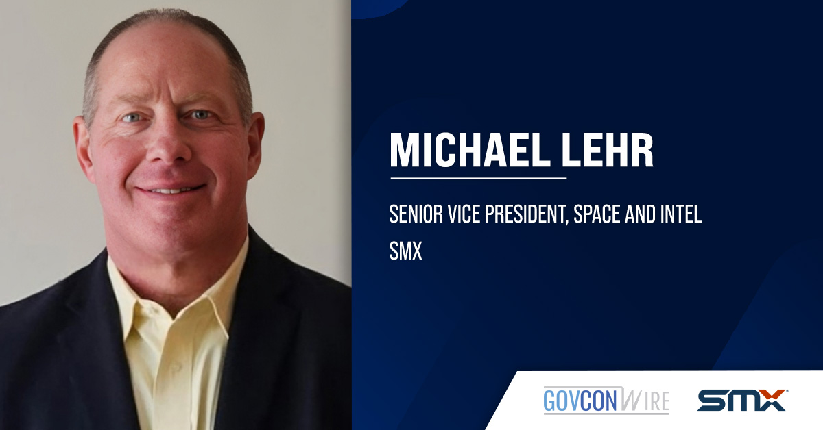 Government technology firm SMX has appointed Michael Lehr, an aerospace and defense industry veteran, as senior vice president of space and intel.

More detail on Michael here: govconwire.com/articles/smx-m…
___
#ExecutiveMoves  #SMX