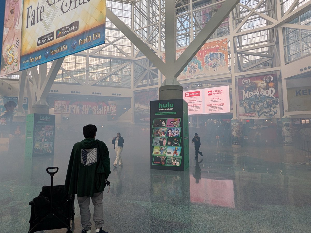 RJ Palmer (@arvalis) on Twitter photo So the convention center at Anime Expo appears to have a fire somewhere and none of us are allowed in. Great start! 
(Photo by epitomime on bsky) So the convention center at Anime Expo appears to have a fire somewhere and none of us are allowed in. Great start! 
(Photo by epitomime on bsky)