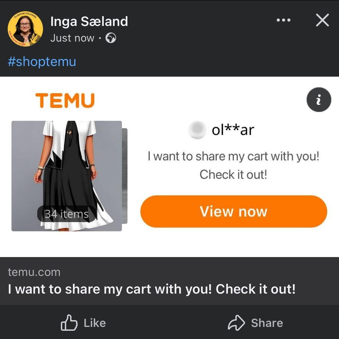 Samstíga ríkisstjórn #shoptemu