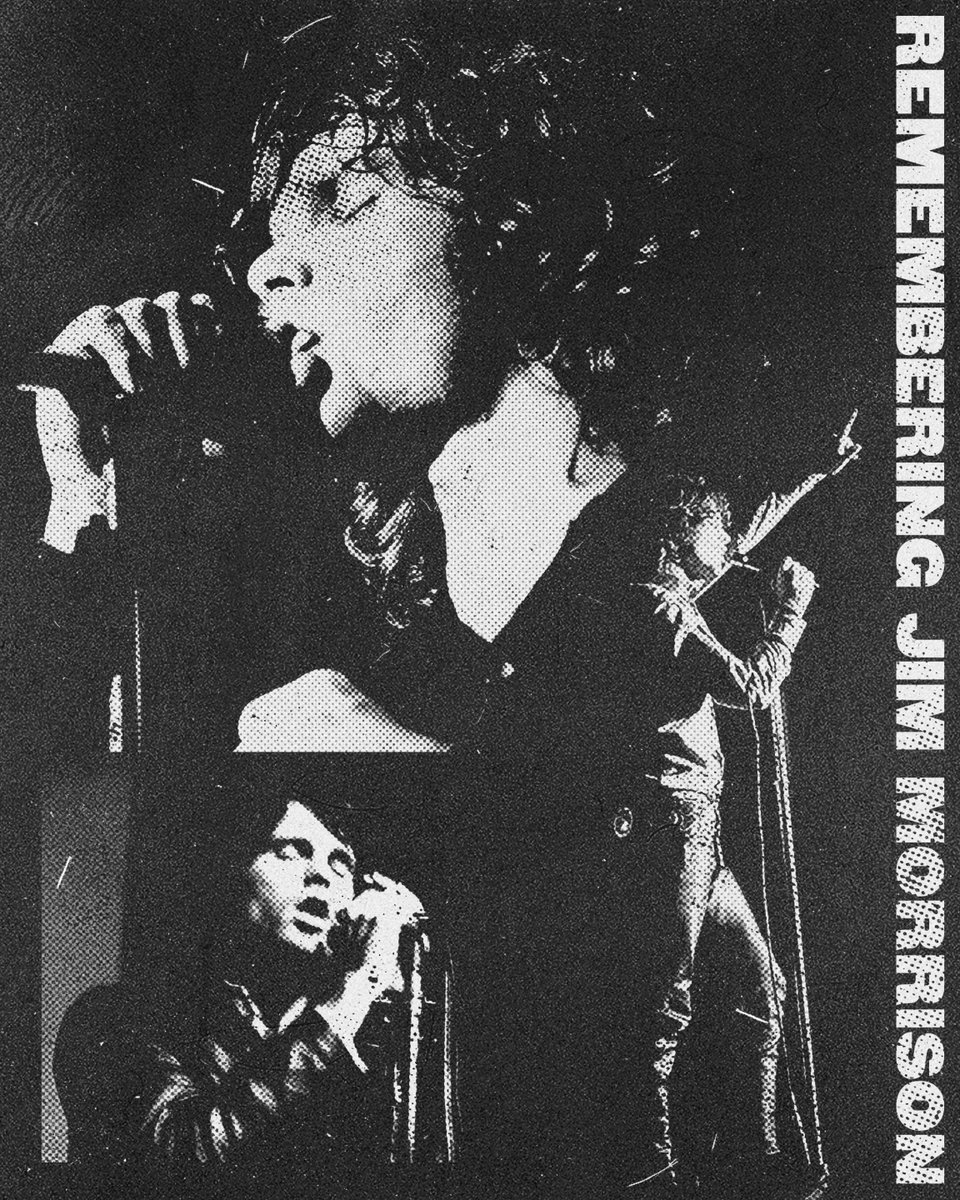 JimMorrison's tweet image. Remembering Jim today.
His words challenged the ordinary. His voice carried generations. His spirit was wild, restless, and unforgettable. Jim didn’t just front a band - he sparked a movement.
“I see myself as a huge fiery comet, a shooting star. Everyone stops, points up and…