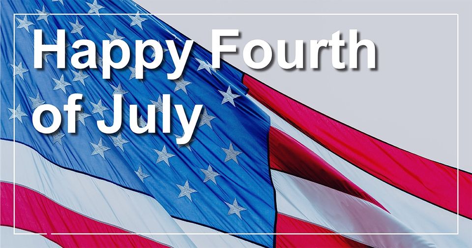 The office will be closed Friday, July 4, in observance of the holiday. We will resume normal office hours Monday, July 7. Have a safe holiday weekend!