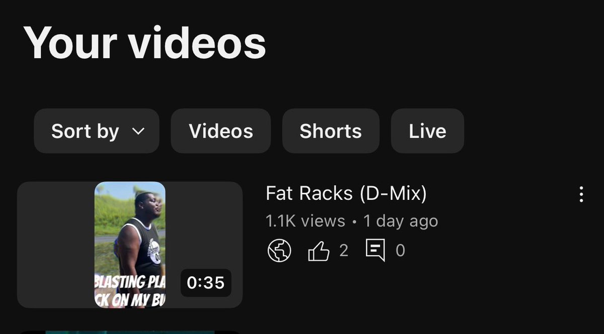 1.1k in a day! Strategic moves only 🫡 

youtube.com/shorts/Jdla_kv…

#BigBeautifulBill #NewMusicAlert #bbtvi