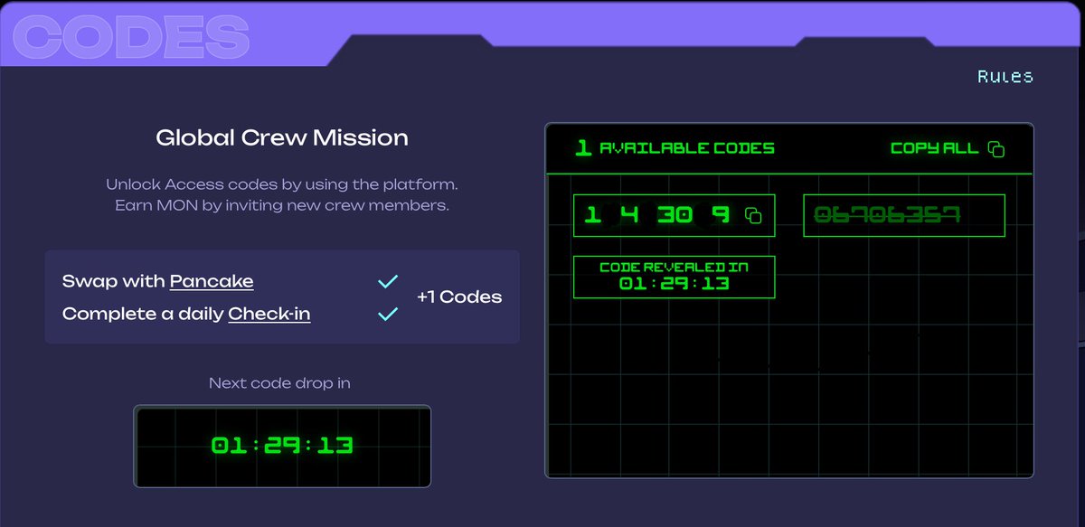 Ok who need <a href="/0xNADSA/">NADSA</a> code

I have 2 codes