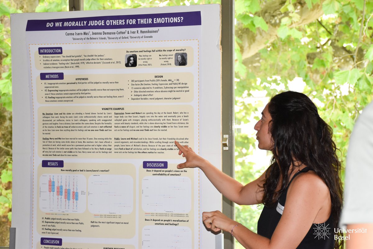 RodriguezP_Chri's tweet image. Last week, the @ibmbch - University of Basel hosted the 2025 @bioxphi Summit, in collaboration with @NUS_CBmE and @ethicsinthenews. It was great to engage with cutting-edge Bioethics research and to present preliminary results from our @nrp_79 study on animal research dilemmas.